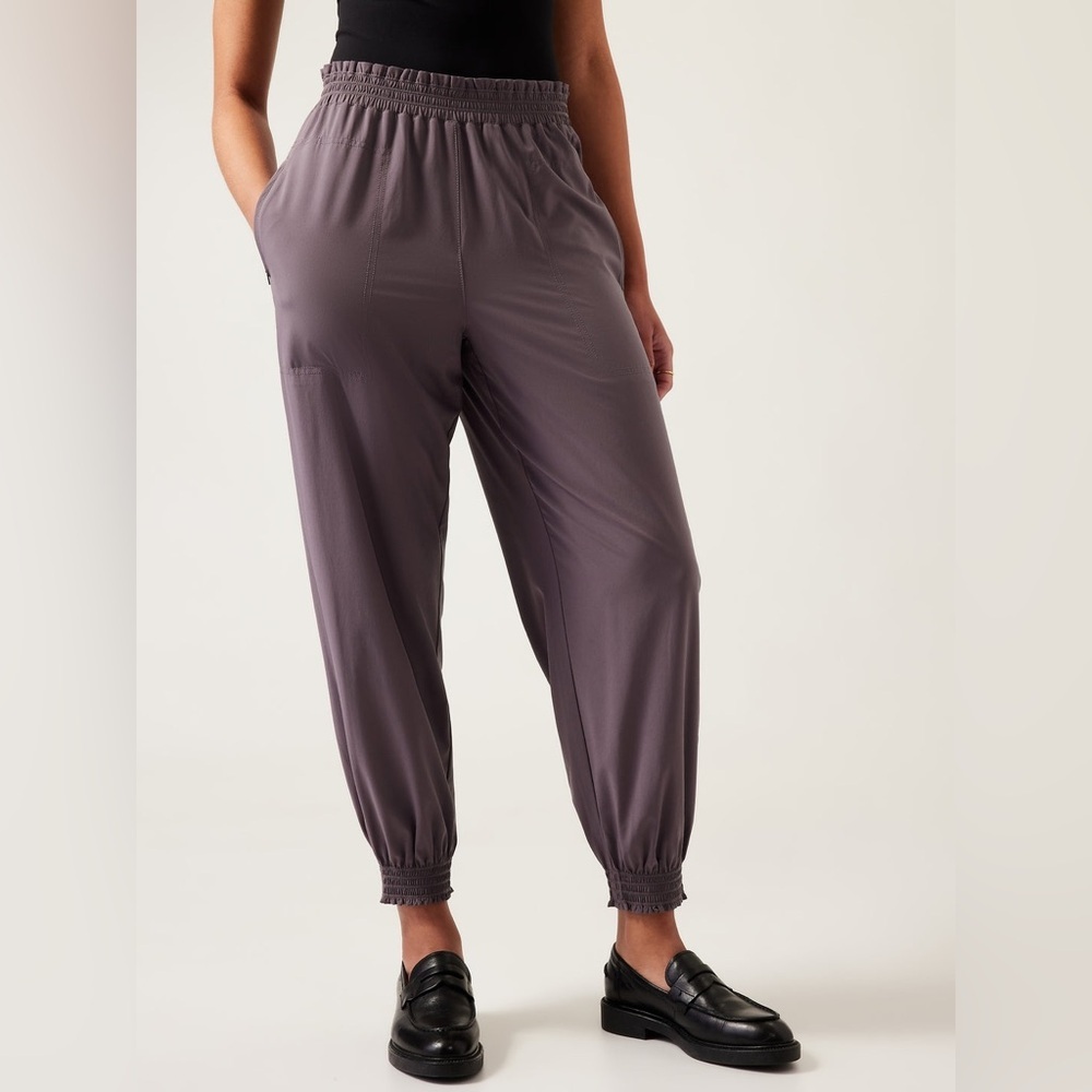 Athleta Savannah Jogger Pants Dusk‎ Violet Purple Size 12